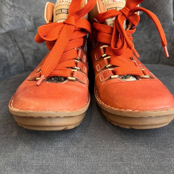 Pikolinos Cazorla Tan/orange color block Boots – Size 37 - Picture 4 of 10